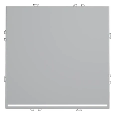 Изображение Выключатель встраиваемый VOLTUM S70 одноклавишный с подсветкой 10А (серый)