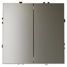 Изображение Проходной переключатель встраиваемый VOLTUM S70 двухклавишный 10А (шелк)